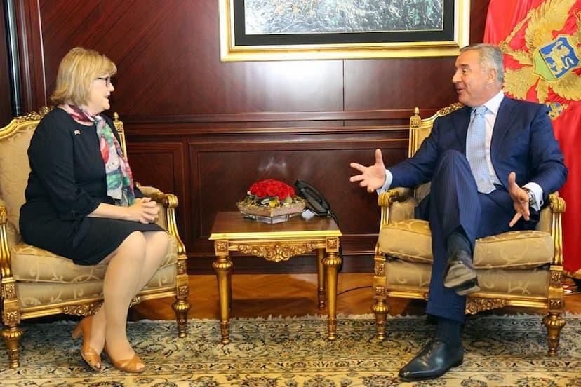 Predsjednik Đukanović primio Ueharu u oproštajnu posjetu
