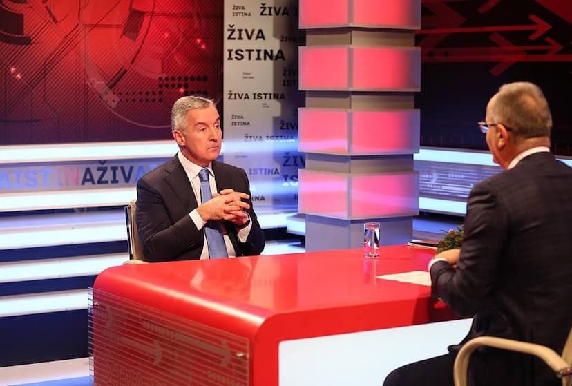 Predsjednik Crne Gore Milo Đukanović u emisiji "Živa istina"