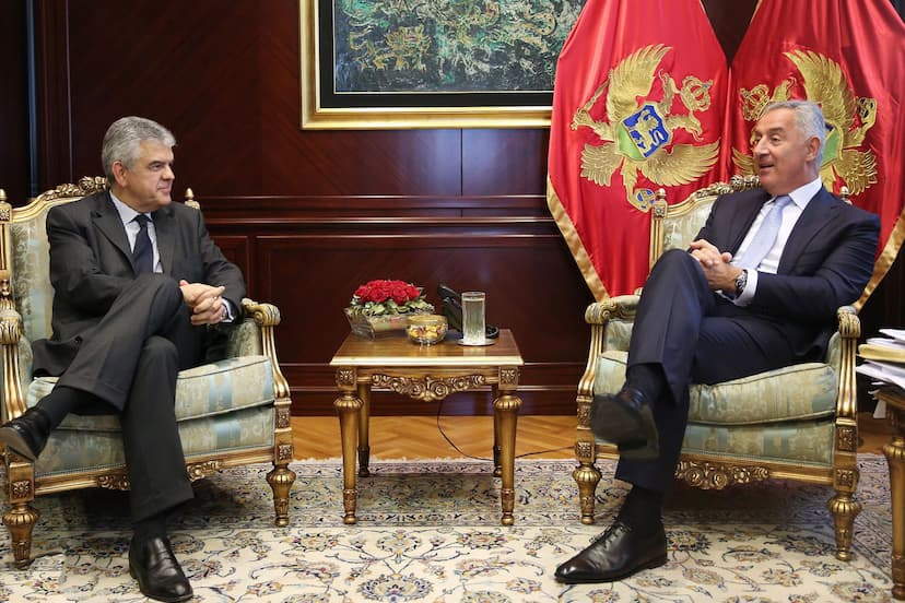 Predsjednik Đukanović primio delegaciju italijanske Terna grupe, na čelu sa glavnim i izvršnim direktorom Luigi Ferrarisom