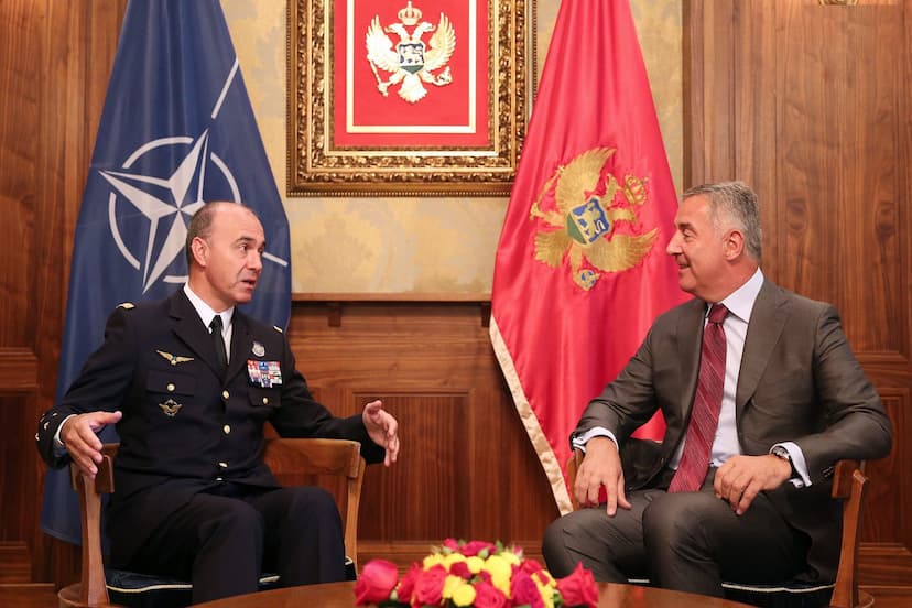 Predsjednik Đukanović primio komandanta NATO savezničke komande za transformaciju Andrea Lanatu 