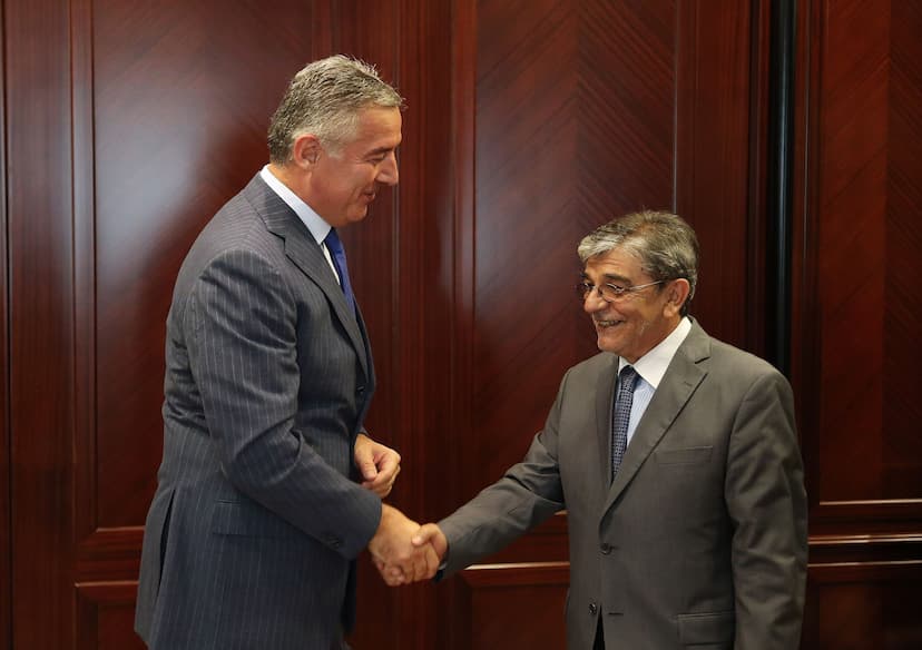 Predsjednik Đukanović primio u oproštajnu posjetu ambasadora Republike Grčke Sotiriosa Atanasiua