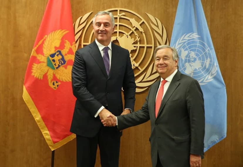 Predsjednik Đukanović sastao se sa generalnim sekretarom UN-a Antoniom Guterešom