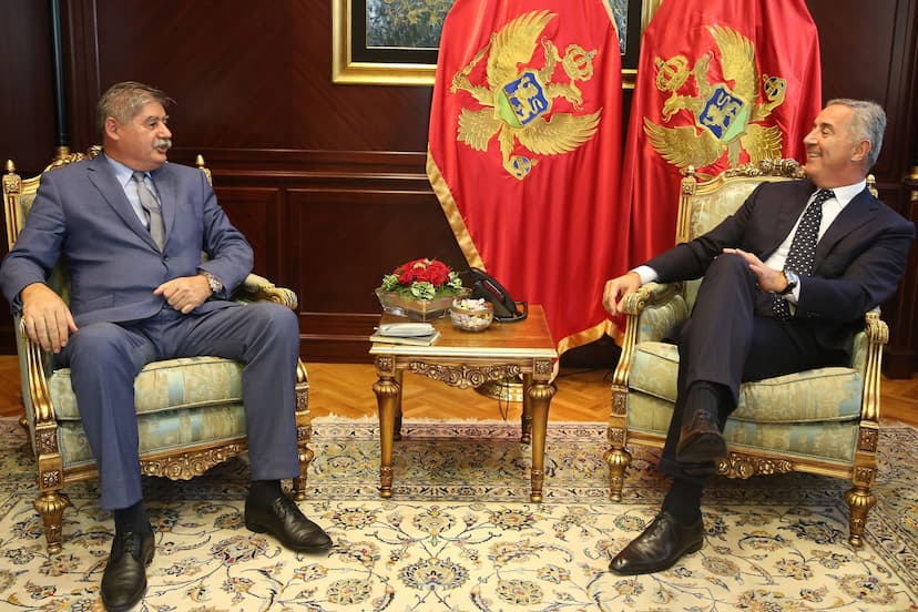 Predsjednik Đukanović primio novoimenovanog šefa Misije Crne Gore pri Savjetu Evrope