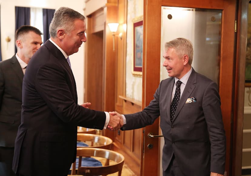 Predsjednik Đukanović primio ministra vanjskih poslova Finske Peka Havista 