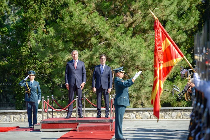 Predsjednik Đukanović doputovao u Skoplje 