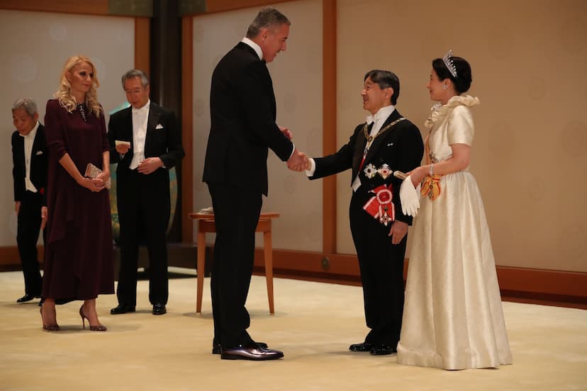 Predsjednik Đukanović gost na prijemu koji je priredio car Naruhito
