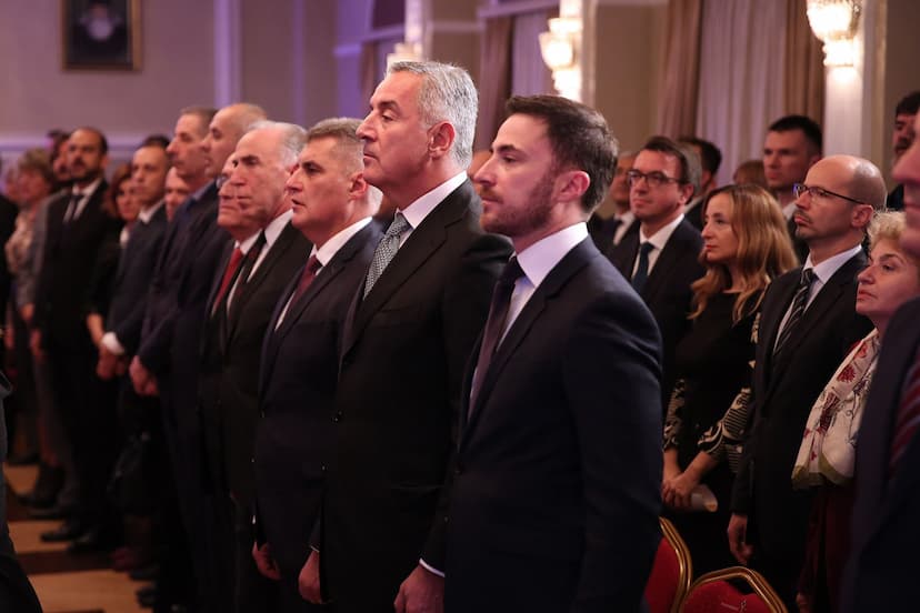 Predsjednik Đukanović na svečanosti dodjele Njegoševe nagrade 2019