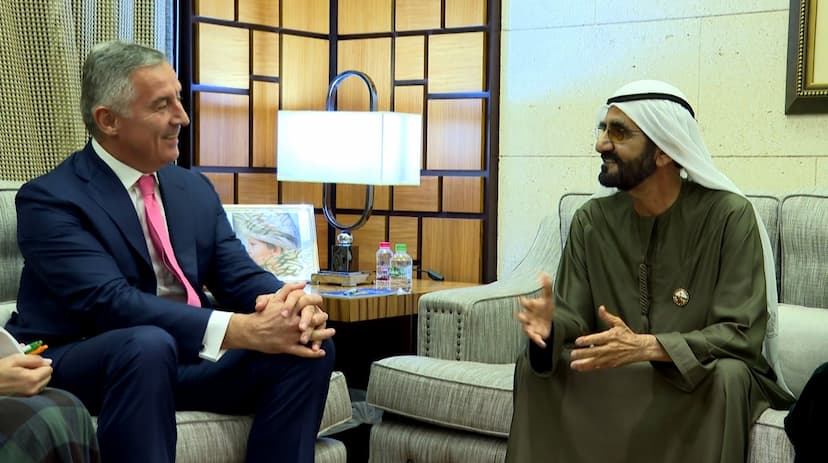 Predsjednik Đukanović sastao se sa Nj.V. Šeikom Mohamedom bin Rašidom Al Maktumom, premijerom i potpredsjednikom UAE i vladarom Dubaija