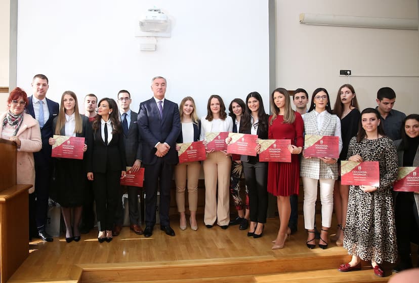 Predsjednik Đukanović na Svečanoj sjednici povodom Dana Pravnog fakulteta