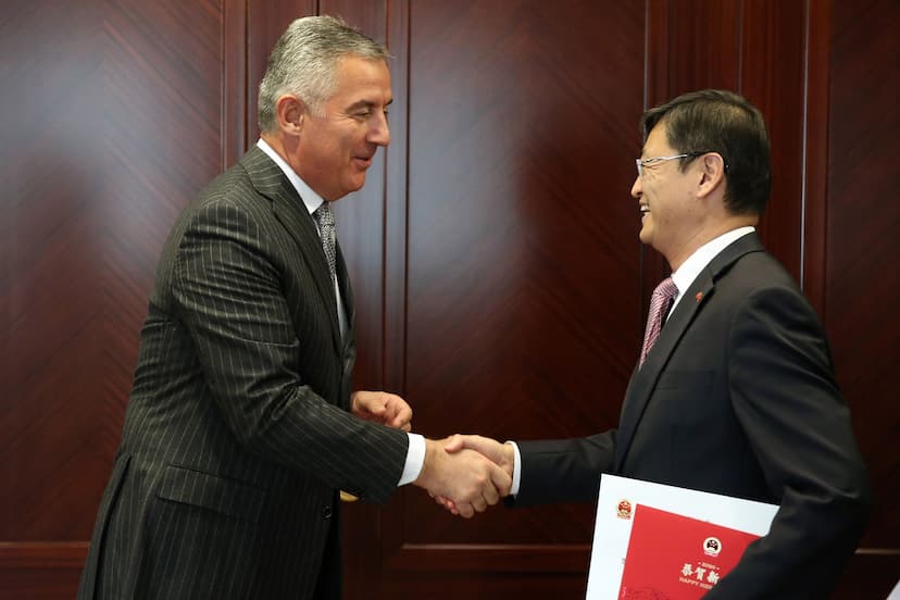 Predsjednik Đukanović primio ambasadora NR Kine u Crnoj Gori Liu Đina