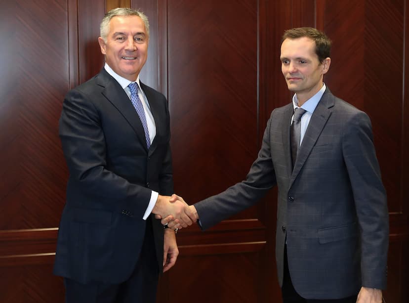 Predsjednik Đukanović primio novoimenovanog ambasadora Crne Gore u Kraljevini Belgiji Ivana Lekovića