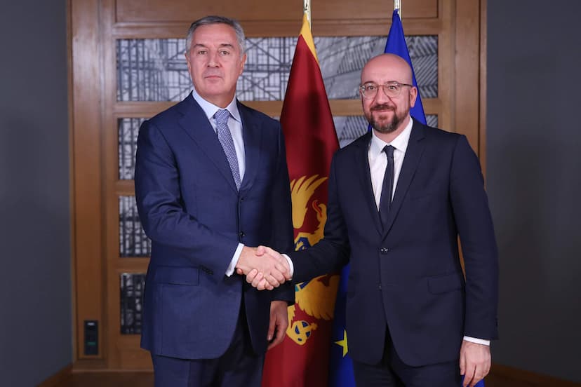 Predsjednik Đukanović sastao se sa predsjednikom Evropskog savjeta Šarlom Mišelom