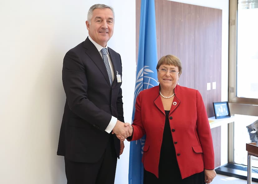 Predsjednik Đukanović sastao se sa Visokom komesarkom za ljudska prava Misel Bašele