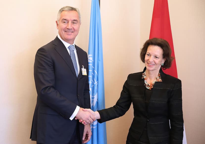 Predsjednik Đukanović sastao se sa predsjednicom Savjeta Elizabet Tichy Filsberger 