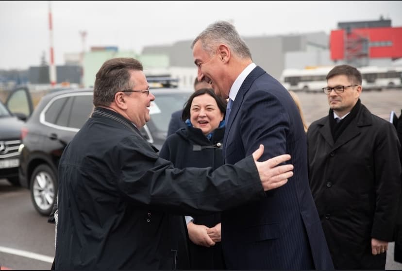 Predsjednik Đukanović otputovao iz Viljnusa u Talin u nastavku posjete baltičkim državama