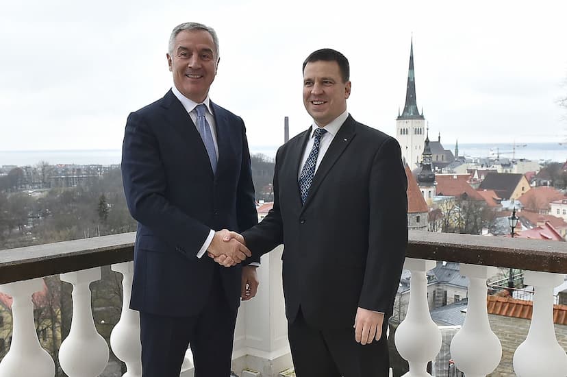 Predsjednik Crne Gore Milo Đukanović sastao se u Talinu sa predsjednikom vlade Estonije Jurijem Ratasom