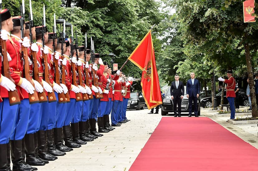 Predsjednik Đukanović dočekao predsjednika Republike Hrvatske Zorana Milanovića