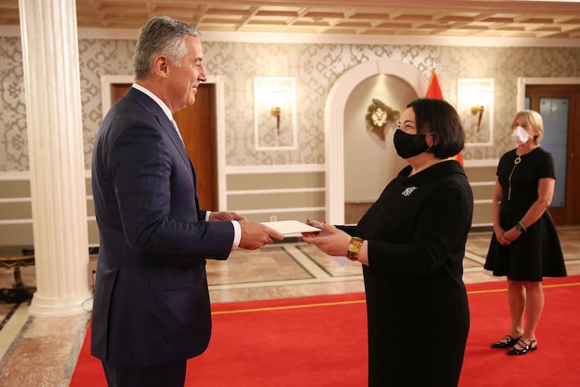Predsjednik Đukanović primio akreditivna pisma novoimenovanih, izvanrednih i opunomoćenih ambasadora