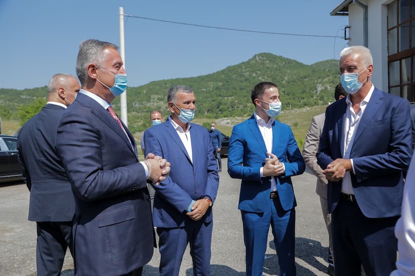 Predsjednik Đukanović na svečanosti povodom obilježavanja početka radova na putu Cetinje-Čevo-Nikšić