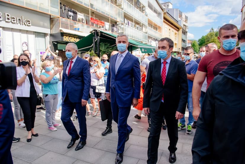 Predsjednik Đukanović u posjeti Opštini Pljevlja
