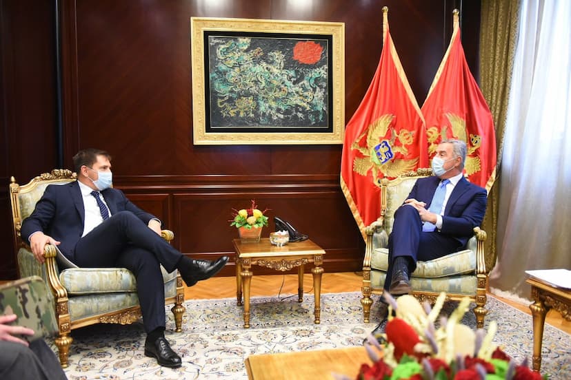Predsjednik Đukanović primio ambasadora Republike Češke Karela Urbana