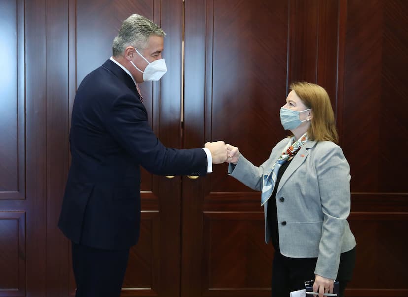 Predsjednik Đukanović primio ambasadorku Sjedinjenih Američkih Država u Crnoj Gori Džudi Rajzing Rajnke