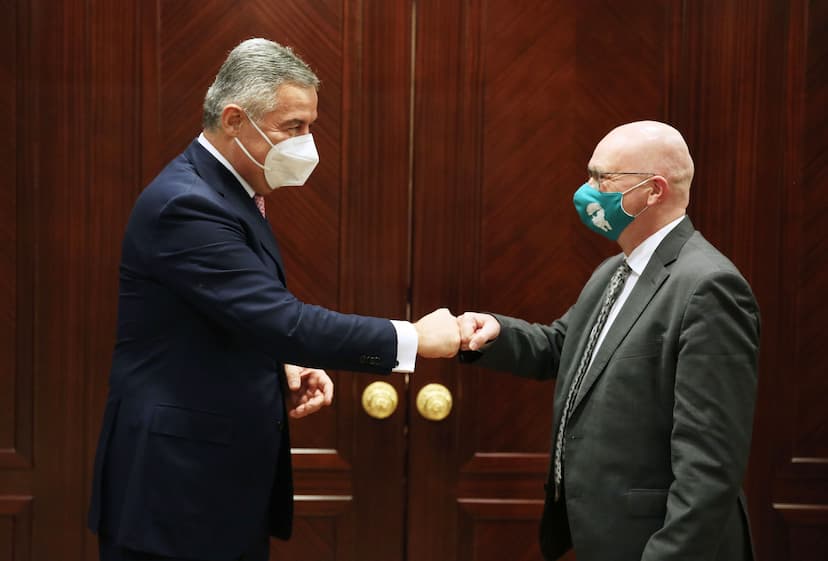 Predsjednik Đukanović primio direktora Fondacije Konrad Adenauer Norberta Bekmana Dierkesa