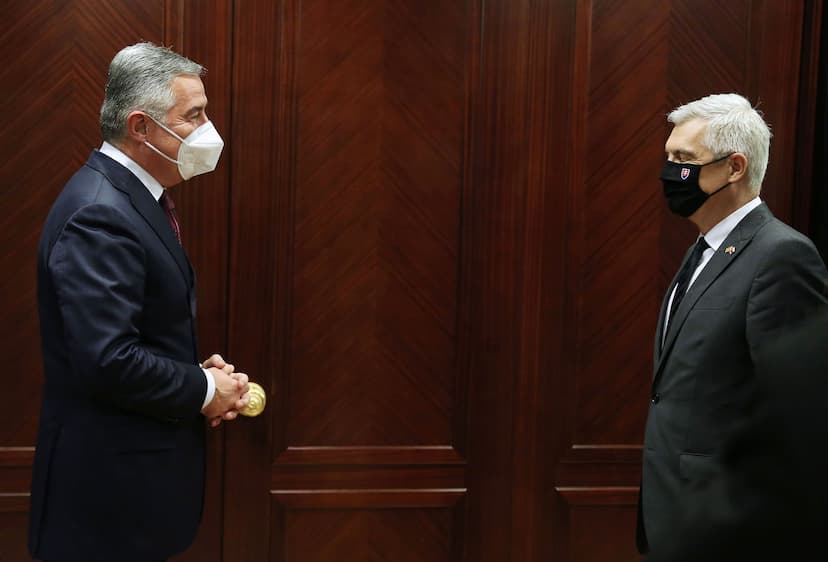 Predsjednik Đukanović primio ministra vanjskih i evropskih poslova Republike Slovačke Ivana Korčoka