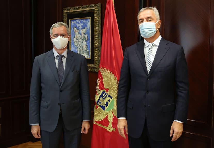 Predsjednik Đukanović primio ambasadora Kraljevine Belgije u Crnoj Gori Konrada Adama