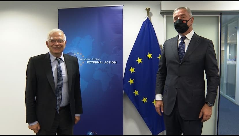 Predsjednik Đukanović sastao se sa visokim predstavnikom EU za zajedničku spoljnu politiku i bezbjednost Đozepom Boreljom
