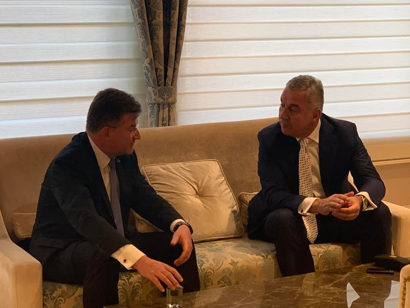 Predsjednik Đukanović susreo se s Miroslavom Lajčakom, specijalnim predstavnikom EU za dijalog Beograd-Priština i druga pitanja u regionu
