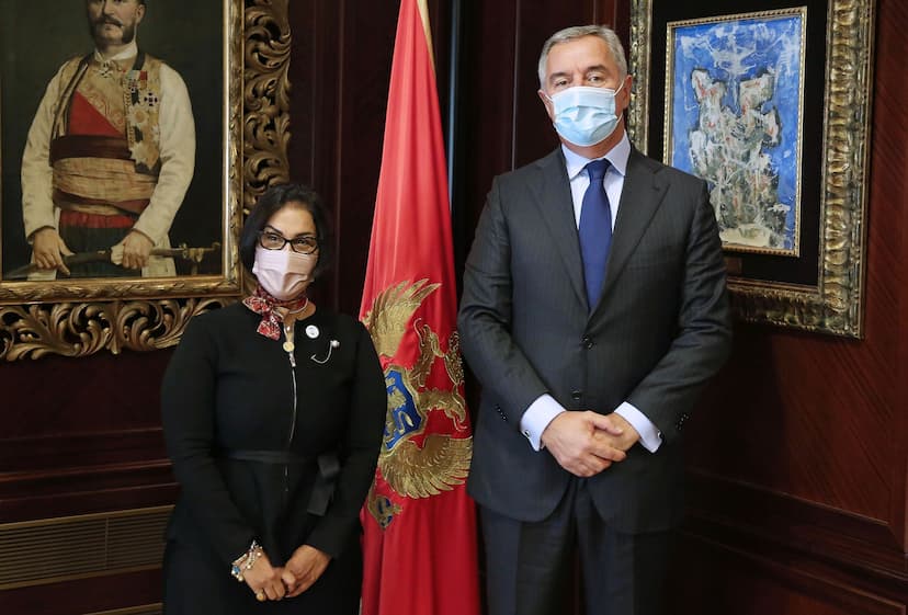 Predsjednik Đukanović primio ambasadorku UAE Nabilu al Šamsi