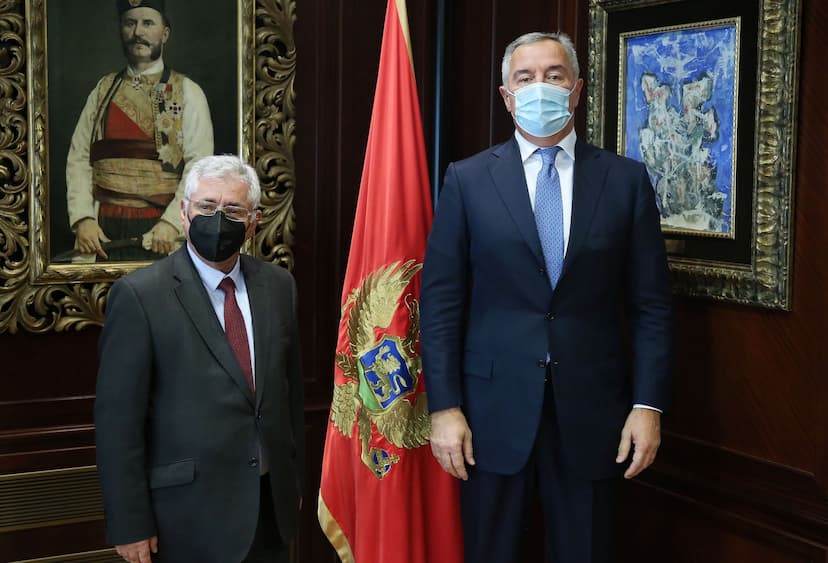 Predsjednik Đukanović primio u oproštajnu posjetu ambasadora Narodne Republike Alžir u Crnoj Gori Abdelhamida Chebhouba