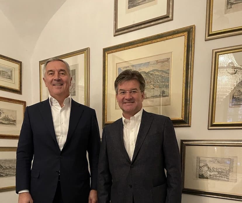 Predsjednik Đukanović susreo se večeras u Bratislavi sa Miroslavom Lajčakom