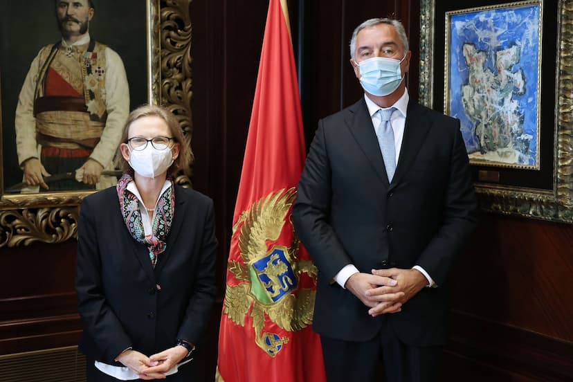 Predsjednik Đukanović primio Suzane Šic, izaslanicu Ministarstva vanjskih poslova Njemačke za Jugoistočnu Evropu, Tursku, OEBS i Savjet Evrope