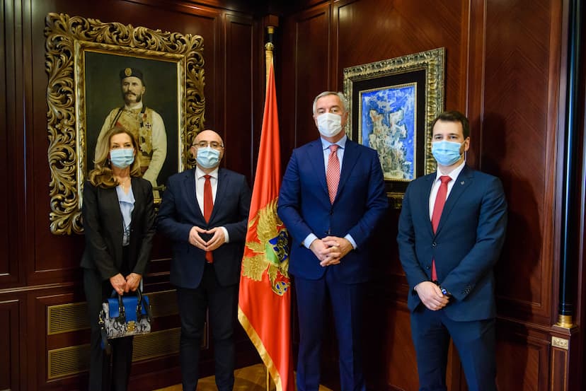 Predsjednik Đukanović primio delegaciju iz BiH povodom projekta „Nacionalno blago BiH“ 