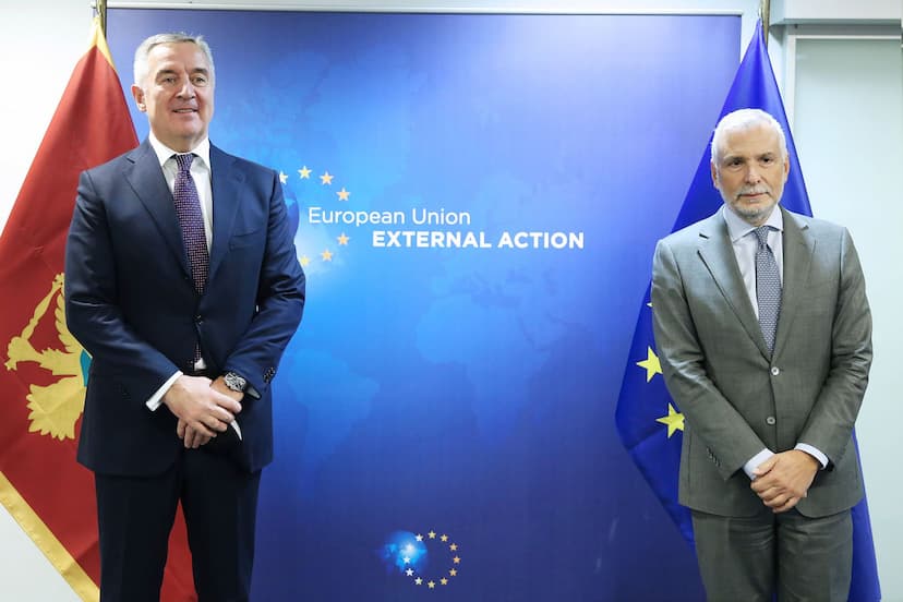 Predsjednik Đukanović sastao se sa Generalnim sekretarom Evropske službe za vanjske poslove Stefanom Saninom