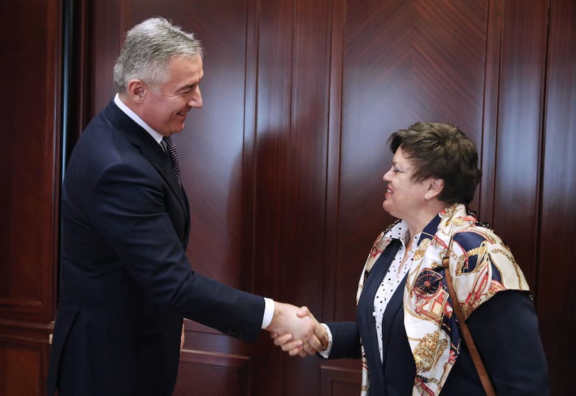 Predsjednik Đukanović primio ambasadorku Republike Češke u Crnoj Gori Janinu Hrebičkovu