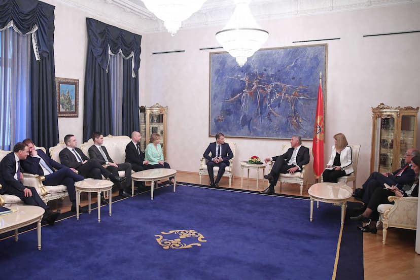 Predsjednik Đukanović primio delegaciju Evropske narodne partije
