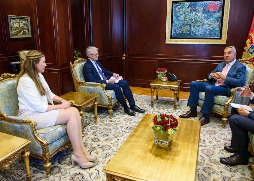 Predsjednik Đukanović primio ambasadore Finske Kima Lahdevirta i Švedske Annike Ben David