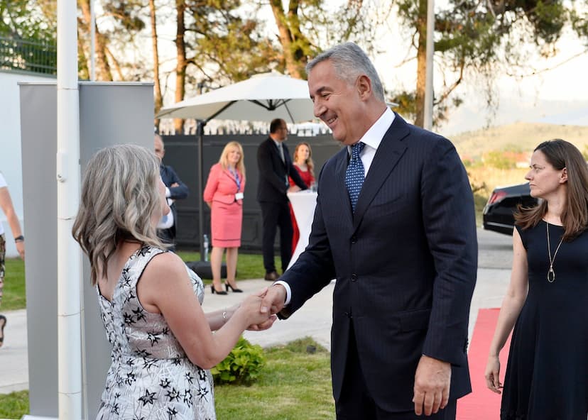 Predsjednik Đukanović na prijemu Ambasade UK 