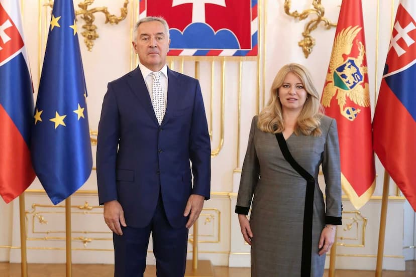 Predsjednik Đukanović imao odvojeni susret sa predsjednicom Slovačke Suzanom Čaputovom