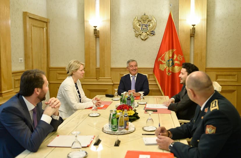Predsjednik Crne Gore Milo Đukanović predsjedavao sjednicom Savjeta za odbranu i bezbjednost