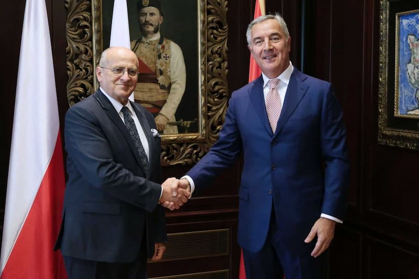 Predsjednik Đukanović primio predsjedavajućeg OEBS-a i ministra vanjskih poslova Republike Poljske Zbignjeva Raua