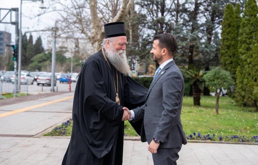 Predsjednik Milatović primio mitropolita crnogorsko- primorskog Joanikija