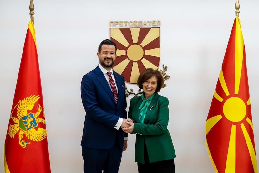 Predsjednik Milatović stigao u zvaničnu posjetu Sjevernoj Makedoniji
