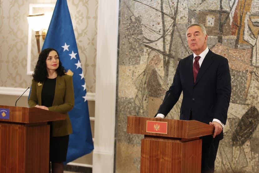 Izjave predsjednika Đukanovića i predsjednice Osmani Sadriu