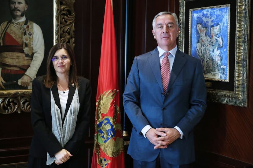 Predsjednik Đukanović primio šeficu Delagacije EU u Crnoj Gori ambasadorku Oanu Kristinu Popu