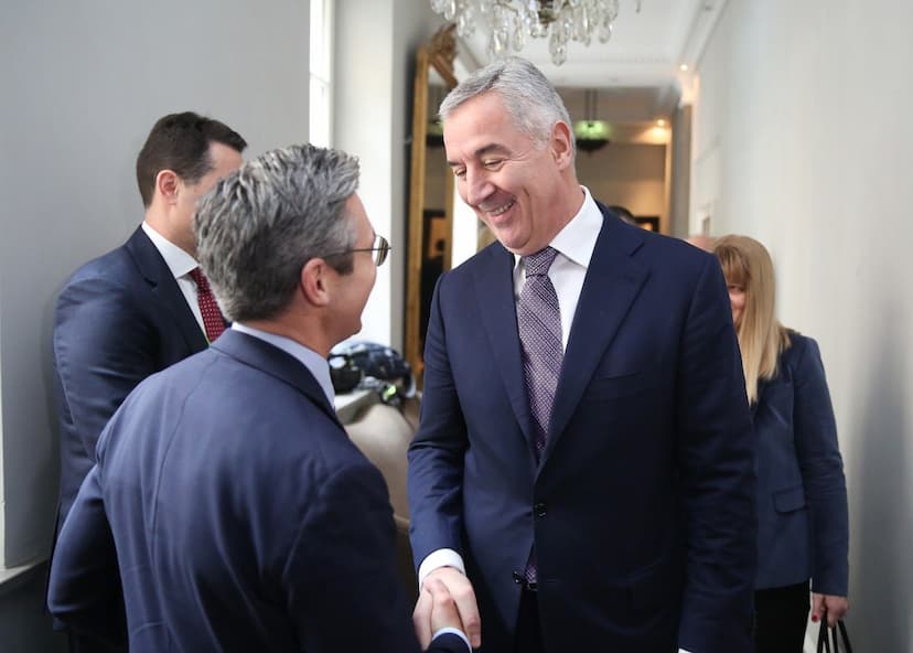 Predsjednik Đukanović se danas u Minhenu sastao sa predsjednikom i izvršnim direktorom Nacionalne zadužbine za demokratiju Dejmonom Vilsonom