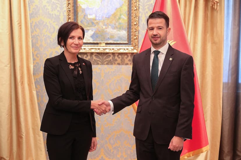 Predsjednik Milatović primio akreditivna pisma novoimenovanih ambasadorki Slovenije i Francuske